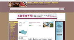 Desktop Screenshot of hotelunion.de